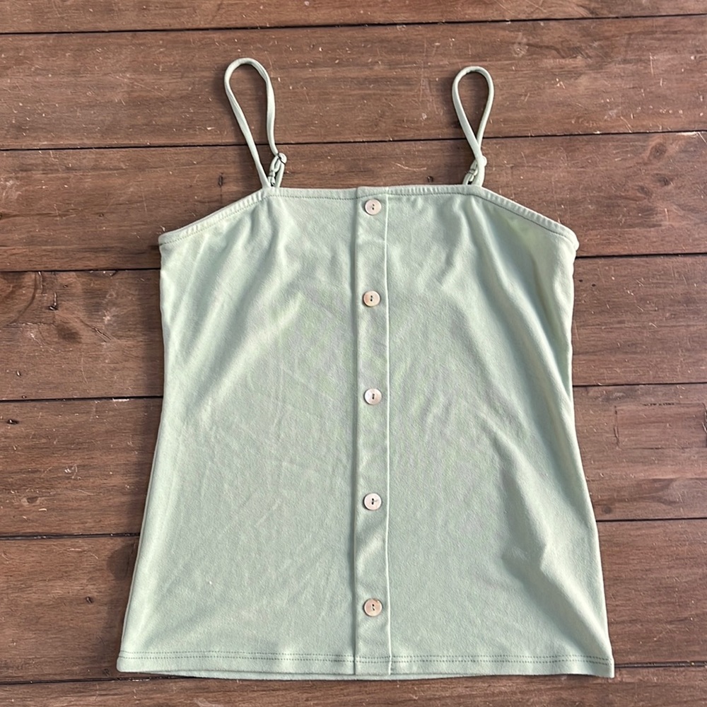 3/$15 bundle and save. Girls button up cami tank, XL
